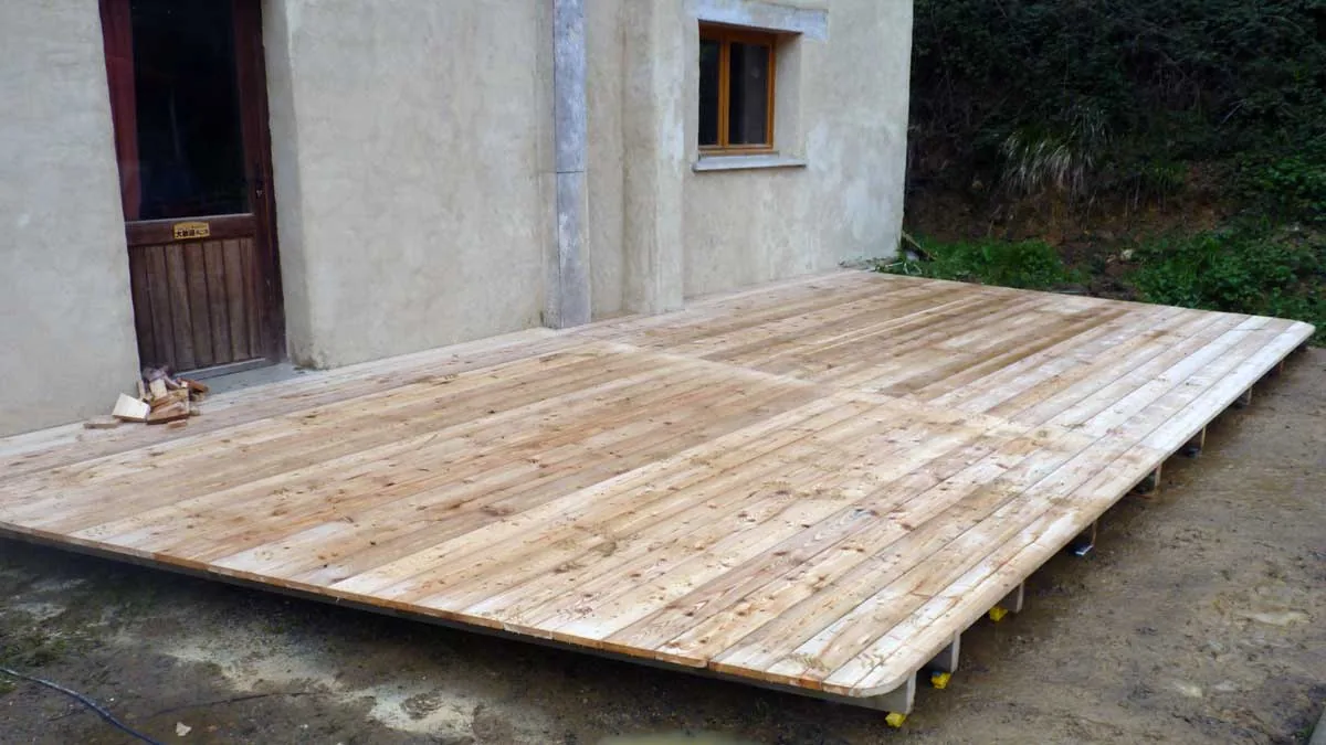 Terrasse en bois réalisée par Agencement Klein